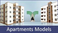 There are four models Apartments Kapoeta Development